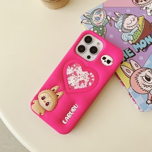 Vendita calda ragazze 3D carino in <span class=keywords><strong>Silicone</strong></span> cartone animato Labubu amore sabbie mobili pelle senso Smart <span class=keywords><strong>Cover</strong></span> per <span class=keywords><strong>Apple</strong></span> <span class=keywords><strong>iPhone</strong></span> 17 16 15 Pro Max - Product Image 1