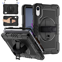 Casing Kokoh Redmi Pad 2 2025 11 Inch, Pelindung Anti Benturan Tahan Lama, Putar 360 Derajat, Dilengkapi Tali Pegangan dan Tali Bahu