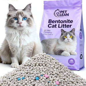 Lettiera per Gatti in Bentonite Premium Senza Polvere, Agglomerante Forte, Profumo di Lavanda, Facile da Pulire, OEM del Fornitore - Product Image 1