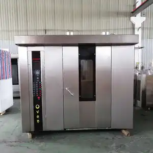 Horno Electrico Industrial convecion Oven konveksi Gas uap 5 nampan dengan pengukus