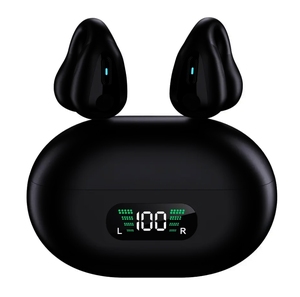 Écouteurs sans fil intra-auriculaires avec écran numérique, Bluetooth 5.3, son Hi-Fi, commande tactile, étanchéité IPX4, pour le sport - Product Image 1
