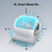 Litière intelligente pour chat OVS, auto-nettoyante, contrôle par application, pour plusieurs chats, grande capacité 65L, faible bruit