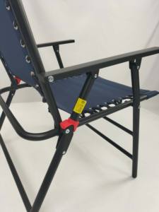 Hiện đại di động gấp cắm trại ghế cao trở lại với nước nóng tính năng cho ngoài trời & phòng tập thể dục sử dụng bền chất liệu vải - Product Image 6