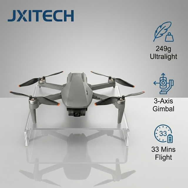 249g No Registration Required Drone Faith Mini 4K UHD Camera 3-Axis Gimbal Stabilizer GPS Auto Return 28 Mins Flight Time Drone