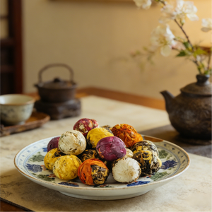 Lot de 8 fleurs de jasmin et de rose séchées biologiques de qualité supérieure, douces et sucrées, 7g, en bouteille - Product Image 2