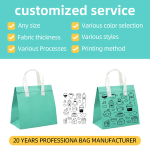 Borsa Termica Riutilizzabile da 30L in Tessuto Non Tessuto con Foglio di Alluminio per Isolamento di Prodotti da Forno, Consegna Torte Fresche - Product Image 3