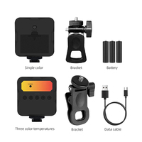 Kit de vlogging personnalisé en usine : mini lampe, flash d'appareil photo, éclairages vidéo pour téléphone, lumière d'appoint portable, éclairages vidéo LED RGB pour maquillage