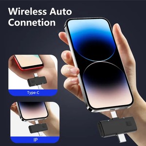 SX80 2 en 1 Plug Play Lapel Lavalier Mic Micrófono inalámbrico para cámara móvil para grabación de video, entrevista, <span class=keywords><strong>Vlogging</strong></span>,Youtubers - Product Image 5