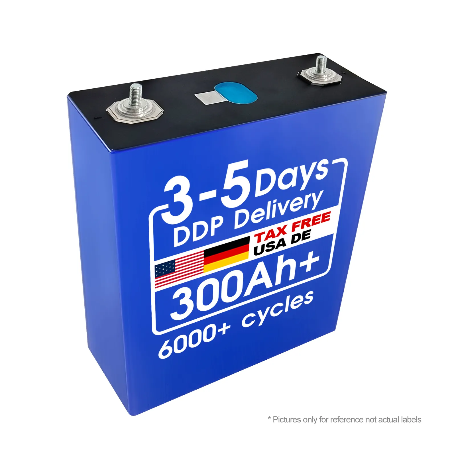 Bateria recarregável de lítio prismático 3.2v lifepo4 280Ah akku 8000 Cyle com código QR original