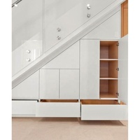Armoire de rangement sous escalier sur mesure avec tiroirs et portes – Meuble gain de place pour maisons modernes