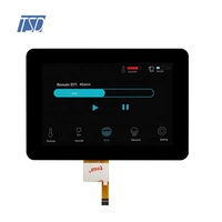 Panel lcd ips 480x272 ssd2009 630nits kecerahan dengan ctp 4.3 inci modul layar lcd tft