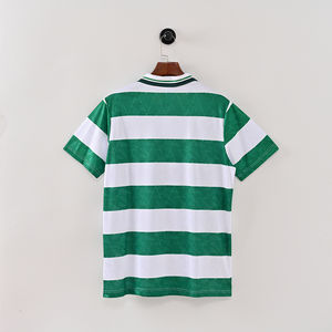 Retro 1989 1991 Camiseta de fútbol <span class=keywords><strong>PAUL</strong></span> <span class=keywords><strong>JOHN</strong></span> GASCOINE Camiseta de fútbol verde Hombre Uniforme de juego Calidad tailandesa Dropship - Product Image 2