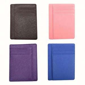 Hot Sales Men Women Any Color Leather Id Business <b>Passport</b> Vaccine Card Holder Credit <b>Wallet</b> - Product Image 6
