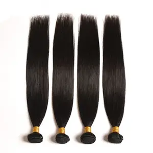 Brazilian Straight Hair Bundles 3/4 Stück Straight Human Hair Bundles 10A 8-32 Zoll Remy Echthaar verlängerungen für schwarze Frauen