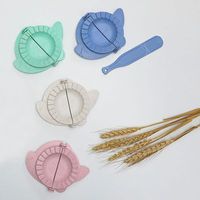 Peralatan Memanggang & Membuat Kue Bahan Kelas Makanan Pembuat Pangsit Cetakan Adonan Tekan Plastik Multi Warna Pembuat Pie Set