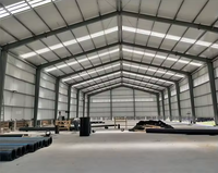 Bâtiment d'entrepôt préfabriqué en structure métallique de 1000 mètres carrés pour usine alimentaire