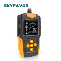 Testeur de batterie automobile, moto, camion 12V 24V universel pour batteries GEL AGM au plomb-acide, analyse de la résistance interne, testeur CCA