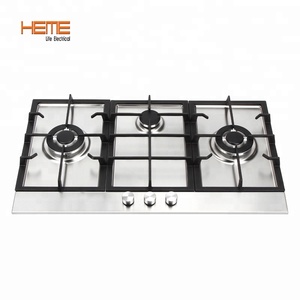 Hot Selling 3 Burners Stainless Steel Gas <b>Stove</b> CE Standard Gas Cooktop for Kitchen Appliance - Product Image 1