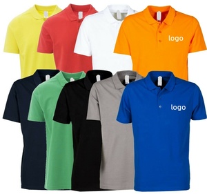 LOGO personnalisé polos décontractés de haute qualité pour hommes, polo uniforme à manches courtes 100% coton imprimé piqué - Product Image 2