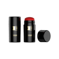 Choebe 50ml 75ml Contenant vide en plastique PP noir pour déodorant en stick, emballage cosmétique pour stick anti-transpirant à poussoir