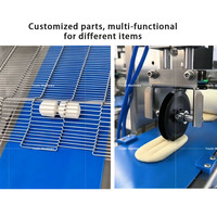 Machine industrielle électrique en acier inoxydable pour la formation automatique de biscuits, résistante à la corrosion, 100-120 pièces/min, pour aliments et biscuits