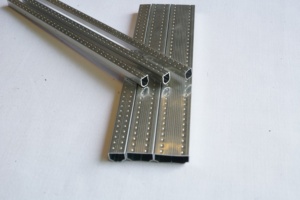 11.5A 0.145MM Bendable 3003 Aluminium Spacer <b>Bar</b> Glass Door <b>Corner</b> Joints Easy Screw Installation Modern Hotel - Product Image 4