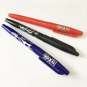 Popular Thermo Sensitive Ink 0.5mm 0.7mm Plastic Erasable Ball Pen With Cap For School