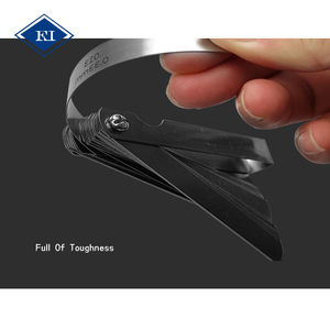 0.02-1.00mm Straight Blades Stainless Steel Blade <strong>Feeler</strong> <strong>Gauge</strong> Tape Set Gap Measuring Tool - Product Image 5