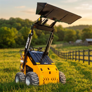 Mini-chargeuse sur pneus de 750 kg avec force de levage de 250 kg pour les travaux d'entretien des fermes et des ranchs - Product Image 1