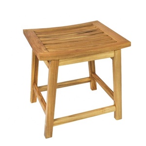 Siège <span class=keywords><strong>de</strong></span> selle en bois naturel bon marché <span class=keywords><strong>Tabouret</strong></span> <span class=keywords><strong>de</strong></span> <span class=keywords><strong>douche</strong></span> dos nu bas Style Satori - Product Image 1