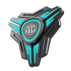 EDC <span class=keywords><strong>Fidget</strong></span> Đồ chơi kim loại tay <span class=keywords><strong>Spinner</strong></span> sáng ngón tay con quay hồi chuyển bộ ADHD giảm căng thẳng lo lắng làm giảm giảm cho trẻ em và người lớn - Product Image 1