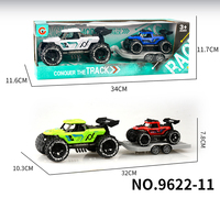 Buggy tout-terrain à friction double usage, mini-voiture tractable, double siège, structure de cage de sécurité, jouet idéal pour enfant en Amérique latine