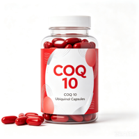 OEM/ODM Ubiquinol CoQ10 & Vitamin Softgel CoQ10 Ubiquinol 100mg Suplemen Penyerapan Tinggi Kesehatan Jantung Softgel CoQ10 untuk Dewasa