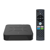 Boîtier TV intelligent personnalisé avec logo, Amlogic S905X5M Quad Core, Android 14, 4K 60fps, AV1, AI-SR, WiFi 6, Ethernet 1000M