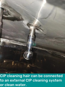 Máquina pasteurizadora UHT de 300 L para huevo, fruta, jugo, leche, helado, nueva condición para bomba de pasteurización de cerveza, componente central - Product Image 4