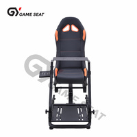 Simulateur de course automobile GY033 pour sports d'intérieur, sièges de mouvement, cockpit, jeux d'amusement