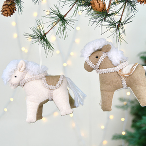 Creative Fabric Animal Doll Chandelier for Children's Indoor <b>Christmas</b> Tree Arrangement Holiday Home Use <b>Gift</b> <b>Bags</b> - Product Image 1
