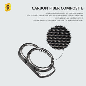 Accesorios interiores de la cubierta del marco del salpicadero de fibra de carbono real para <span class=keywords><strong>MINI</strong></span> Clubman F54 Countryman F60 <span class=keywords><strong>Cabrio</strong></span> F57 tipo Kits interiores - Product Image 5