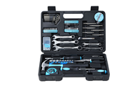 Kit d'outils de réparation tout-en-un pour la maison, marteau, tournevis, pinces, coffret de rangement rigide, ensemble d'outils à main durables, utilisation domestique et en atelier, OEM 304