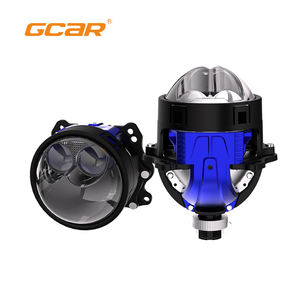 GCAR Super Bright 3 Inch Compact Bi LED Projector Lens <span class=keywords><strong>A12</strong></span> Dual-Laser High Beam Aluminium Double Chips Universal Car Lights - Product Image 2
