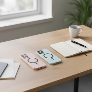 Funda de Cuero con Anillo Magnético y Protección Anticaídas para iPhone 16 - Product Image 3