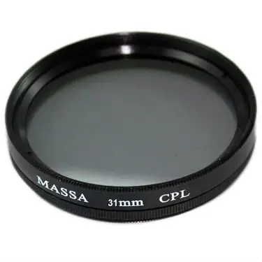 Photographic Equipment digital camera accessories CNC Machining aluminum ring optical glass 30.5mm lens Circular CPL Filter
