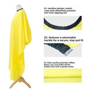Mantella Impermeabile per Taglio Capelli, Grembiule da <span class=keywords><strong>Parrucchiere</strong></span> Personalizzato, Asciugamani Bagnati per Barbiere, Gown per Uomo - Product Image 2