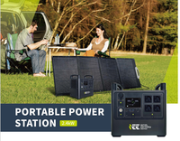Singo2000 Plus Onduleur à Onde Sinusoïdale Pure 2400W 1920Wh Station d'Énergie Portable Extérieure pour la Maison
