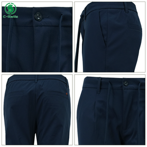 <span class=keywords><strong>Pantalon</strong></span> de golf pour <span class=keywords><strong>homme</strong></span>, 98 % coton, 2 % élasthanne, taille élastique, coupe <span class=keywords><strong>slim</strong></span>, <span class=keywords><strong>bleu</strong></span> <span class=keywords><strong>marine</strong></span>, <span class=keywords><strong>pantalon</strong></span> <span class=keywords><strong>chino</strong></span> décontracté - Product Image 4