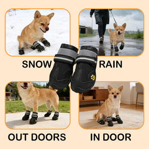 Novo Produto: Botas Impermeáveis Antiderrapantes Refletivas para Cães de Porte Médio e Grande (4 Peças) – Ideais para Todas as Condições Climáticas - Product Image 5