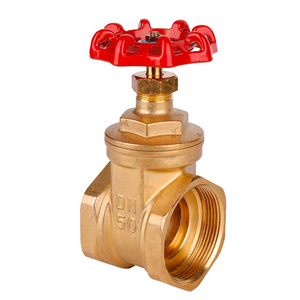 Brass Threaded Gate Valve Dn50 Manual Water Cut Off Type For Plumbing - Product Image 4