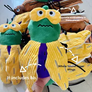 All'ingrosso serie di insetti di lusso giocattoli di peluche per cani di gatto stile di moda con suono tintinnante forniture per animali domestici con stampa caratteristiche sonore - Product Image 3