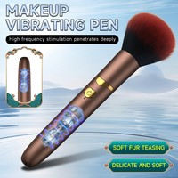 Oplaadbare vibrerende make-up pen massager voor vrouwen, handmatige bediening, stille elektrische AV-stickvormige seksspeeltje voor volwassenen