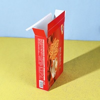 Impresión de Cajas Personalizadas, FSC ISO9001 ISO22000, Caja de Cartón para Galletas, Embalaje de Papel con Cierre de Cremallera y Tira Desprendible